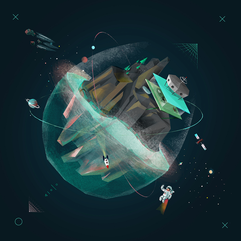 Illustration for article titled 14 Fresh Pieces of Space Art for Your Viewing Pleasure